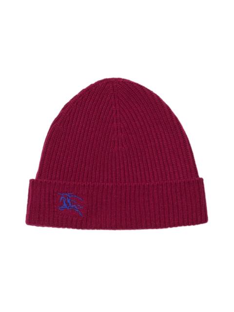 Burberry Equestrian Knight logo Beanie Burgundy