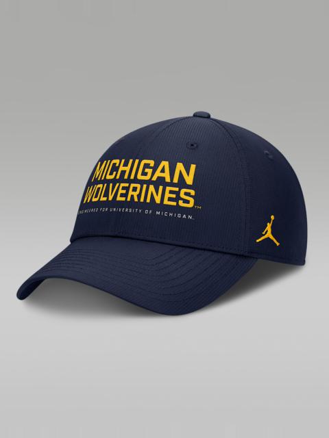 Michigan On-Field Club Gameday Men's Jordan Brand Dri-FIT College Adjustable Hat