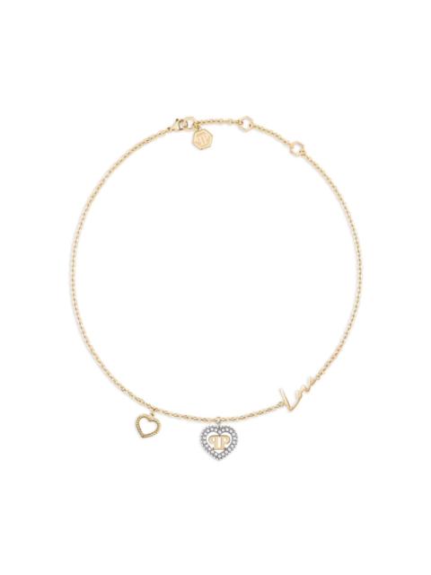 rocked hearts necklace