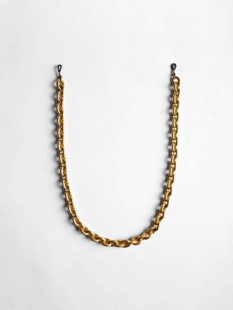 CHAIN-LINK SUNGLASSES STRAP IN GOLD TONE