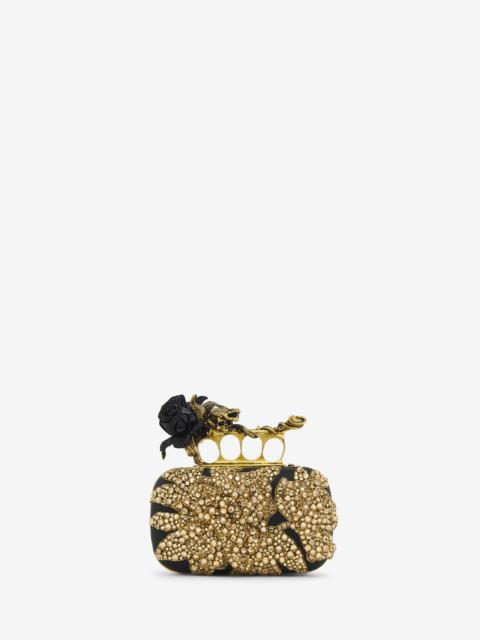 Rose & Snake Knuckle Clutch