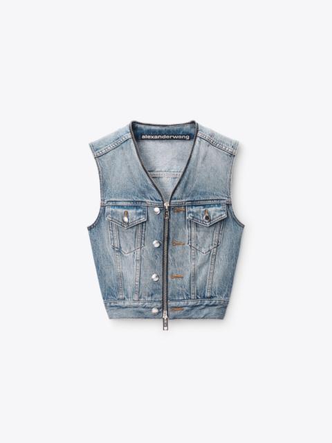 Dipped V Trucker Vest