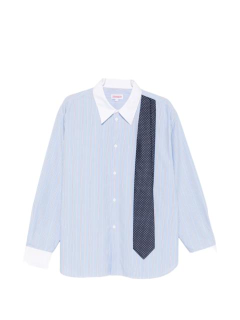 Charles Jeffrey Loverboy Striped Tie Shirt