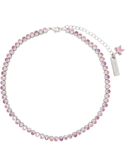 FADING PINK TENNIS NECKLACE