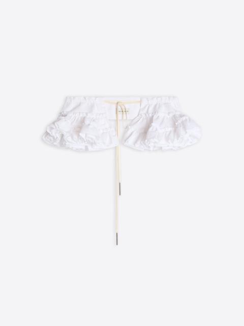 RUFFLED COTTON BELT