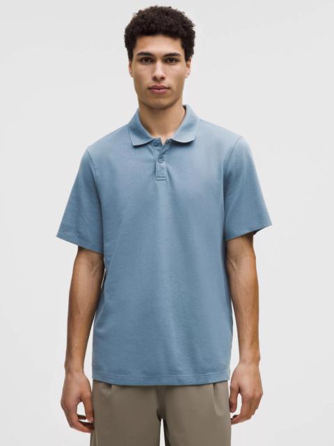 Cotton Pique Short-Sleeve Polo Shirt