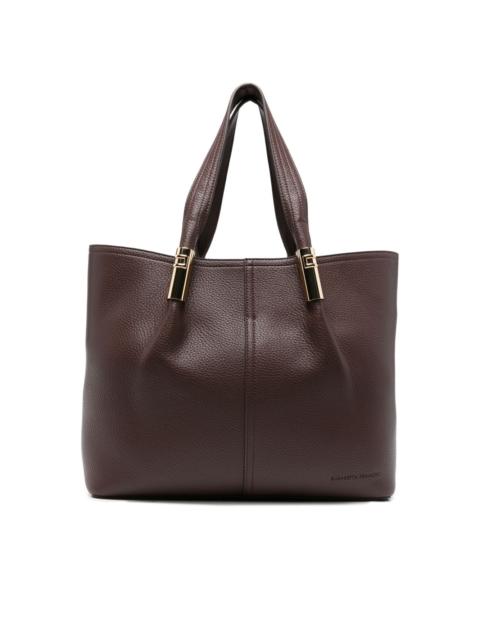 clasp-detail tote bag