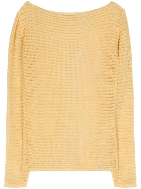 Taxi open-knit jumper