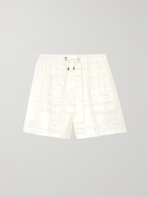 Satin-jacquard Shorts
