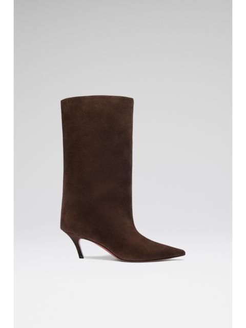 FIONA BOOT 60 DARK BROWN SUEDE