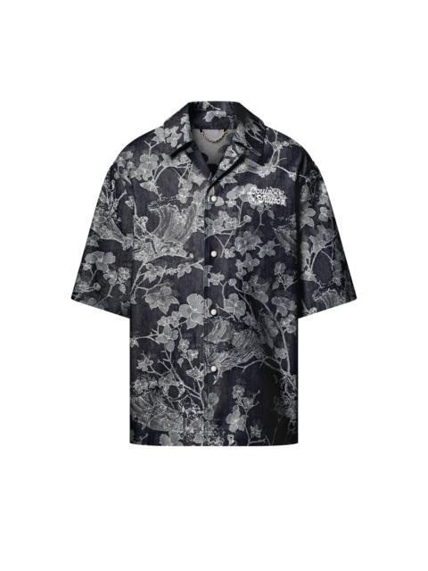 Short-Sleeved Denim Shirt