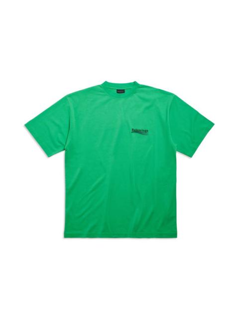 Political Campaign T-shirt Large Fit in Green