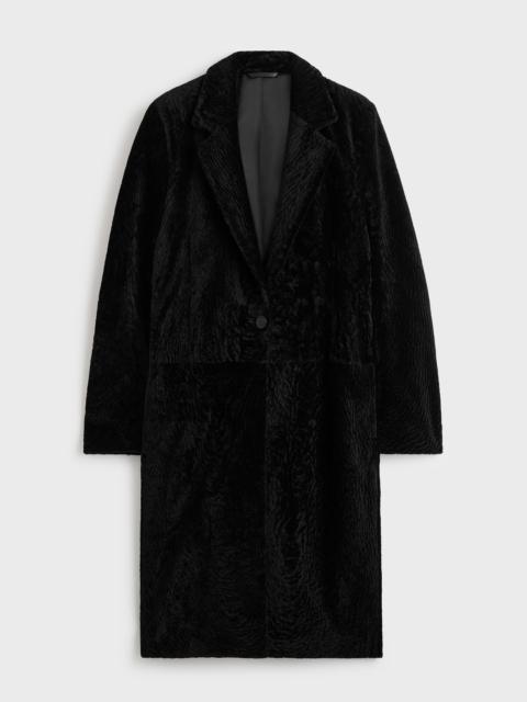 Classic shearling coat black