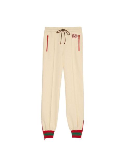 (WMNS) Gucci Polyester Blend Jogging Pants 'Ivory' 734577-XJEWO-9782