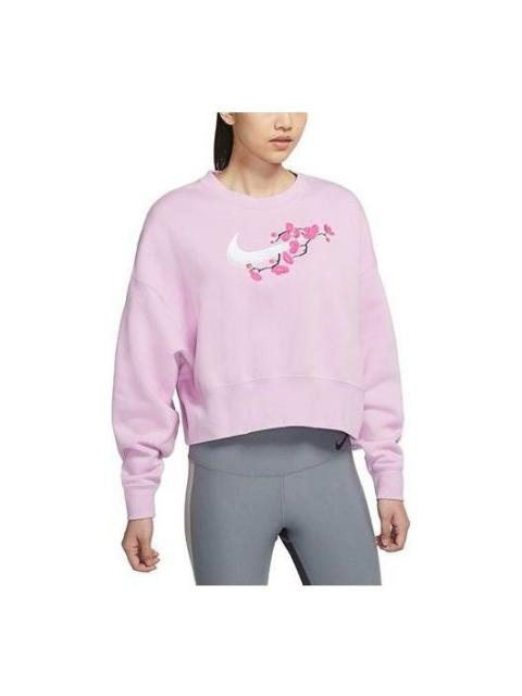 (WMNS) Nike Sportswear Trend Sweatshirt 'Pink' DJ4136-621
