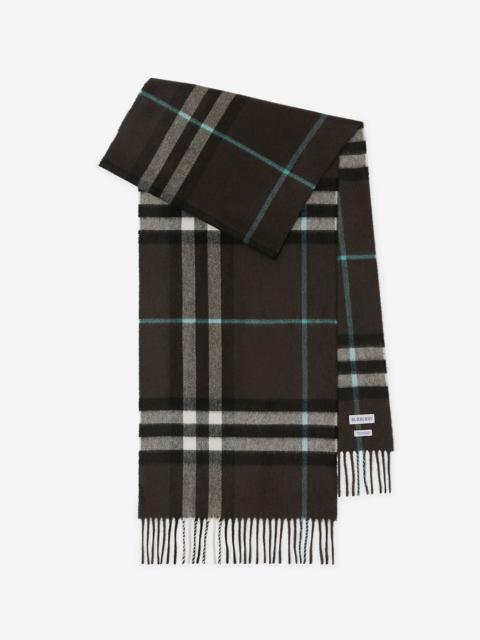 Check Cashmere Scarf