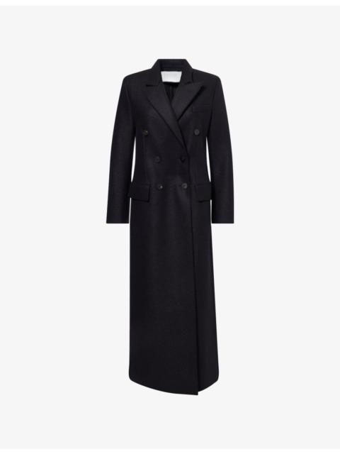 Tailored Long Pressed Wool Coat