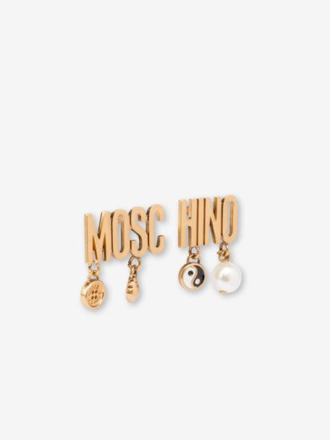 LETTERING DROP EARRINGS