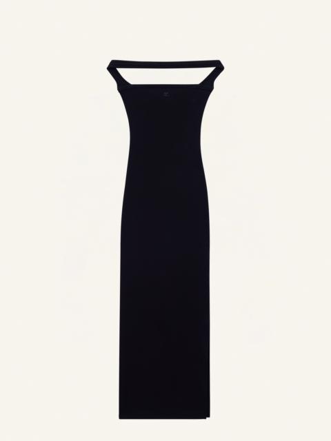 HYPERBOLE 90'S RIB LONG DRESS