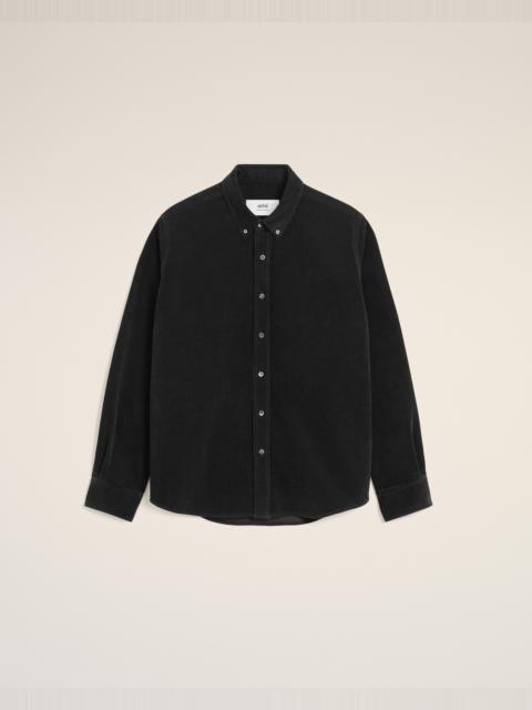BLACK COTTON BUTTON DOWN AMI DE COEUR SHIRT