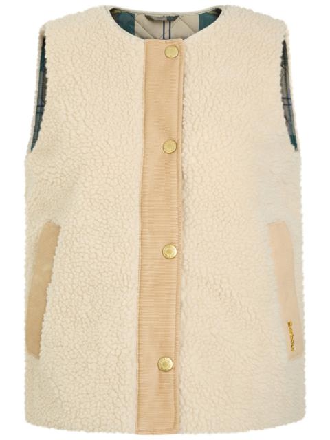 Barbour Dulsie Corduroy-trim Fleece Gilet