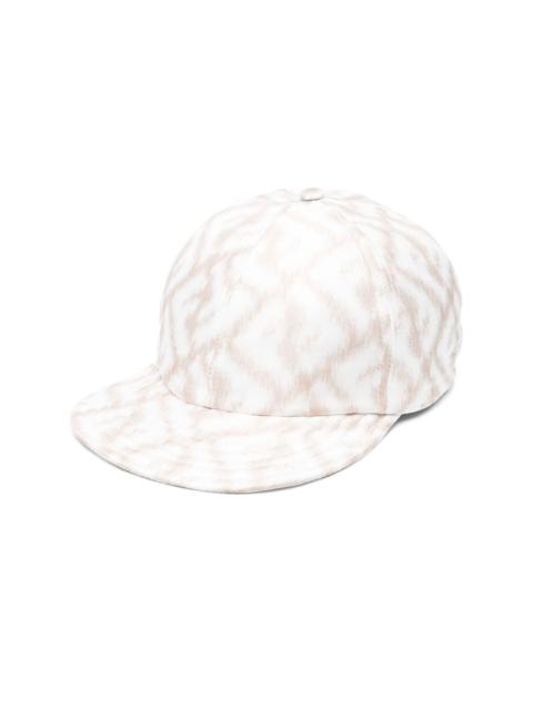FF logo-print silk baseball cap