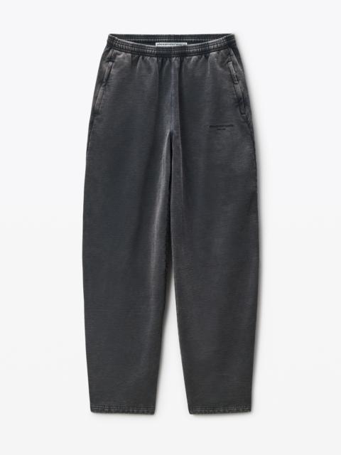 Black Wide-Leg Sweatpants