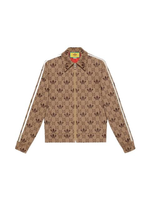 Gucci x adidas GG Trefoil Zip Jacket Beige/Ebony