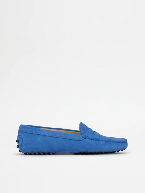 GOMMINO DRIVING SHOES IN SUEDE - BLUE
