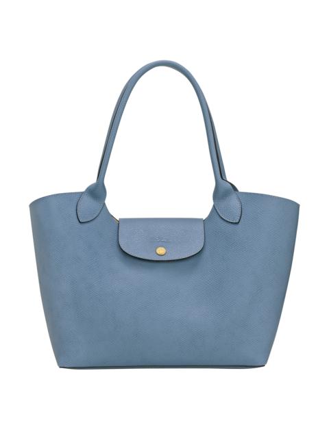 Épure Shoulder bag Slate - Leather