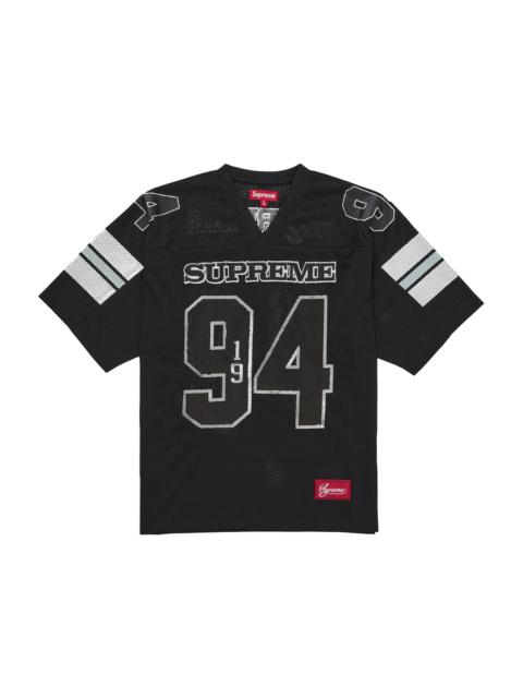 Supreme Sequin Football Jersey Black