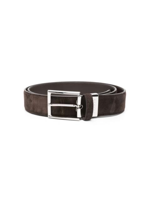 suede buckle belt