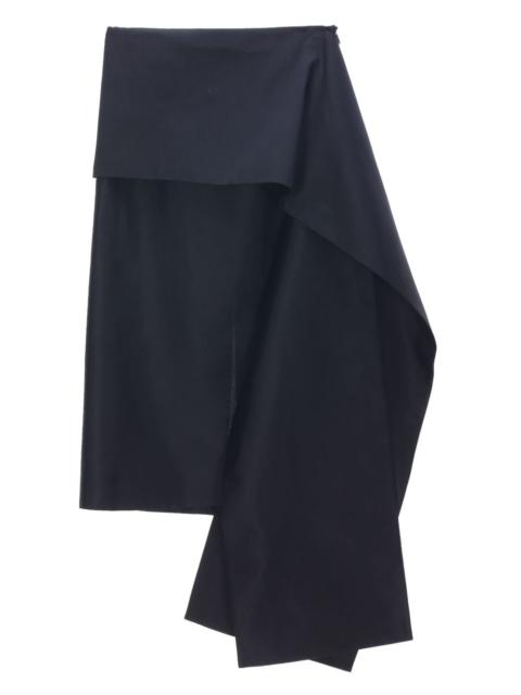 draped bow skirt