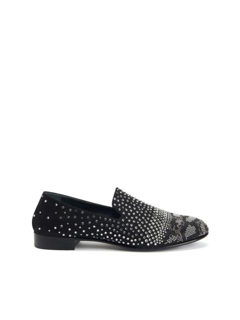 Marthin crystal-embellished loafers