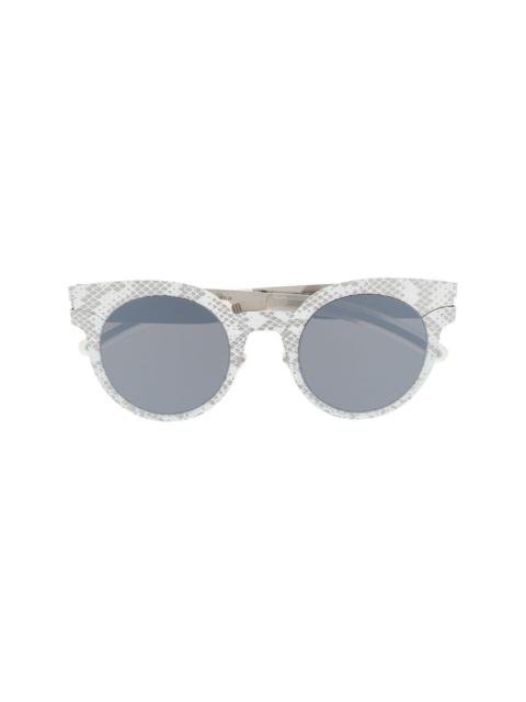 python-print wayfarer sunglasses