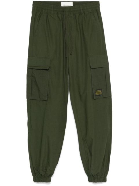 logo-patch cargo trousers