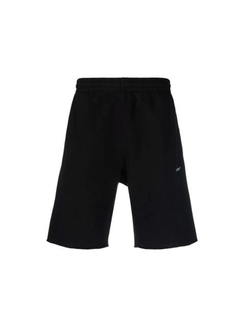 OFF-WHITE Marker Arrows Sweat Shorts Black/Blue