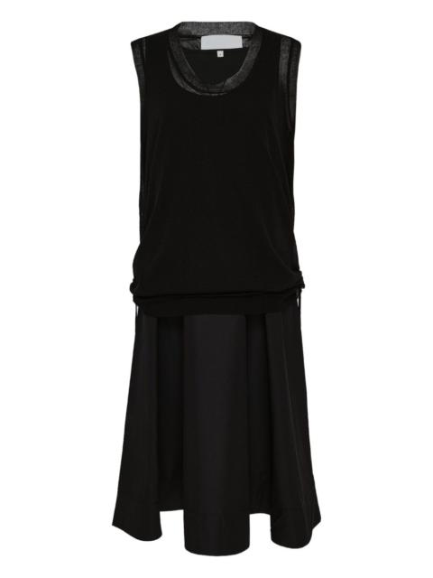 layered sleeveless dress