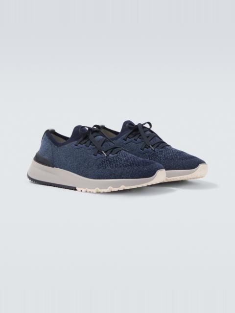 Knitted sneakers