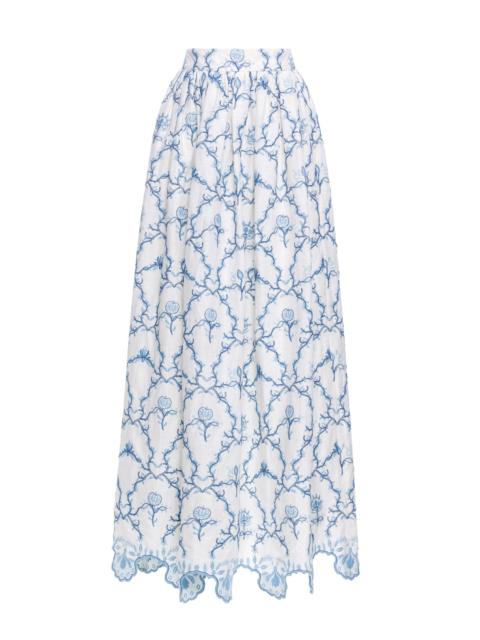 Tangelo Floritura Maxi Skirt