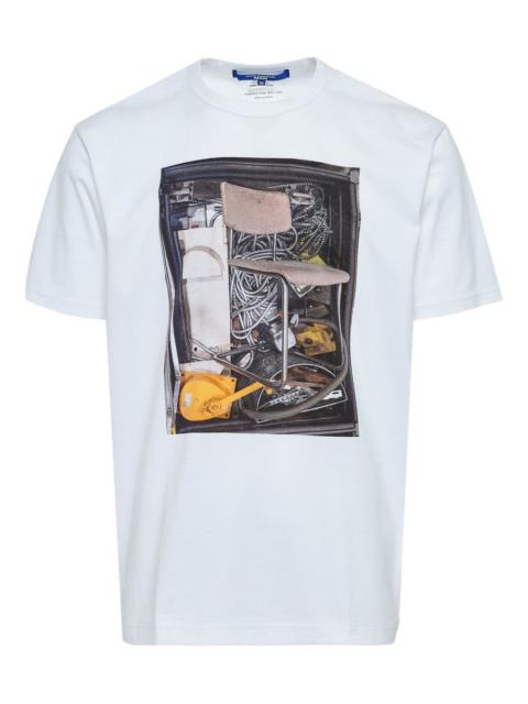 photographic-print T-shirt