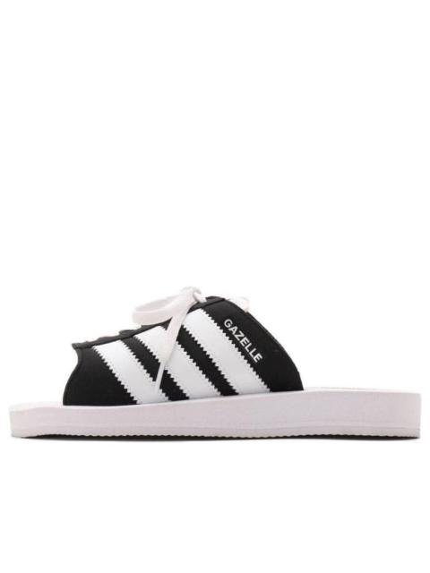 (WMNS) adidas GAZELLE BEACH Slides 'White Black' JQ7421