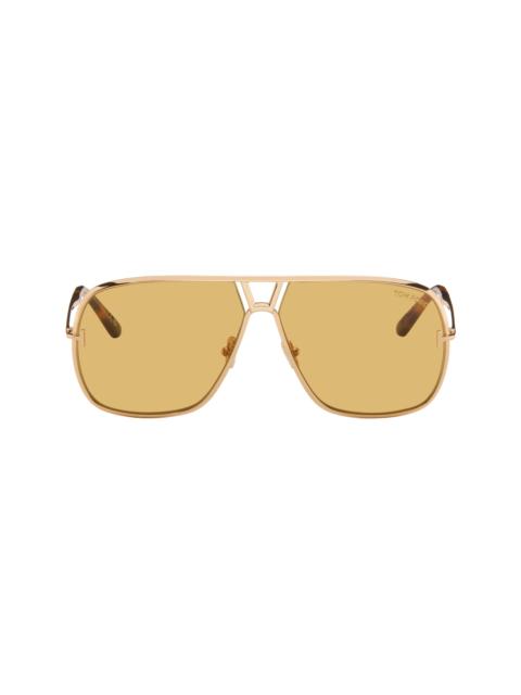 Gold Stavros Sunglasses