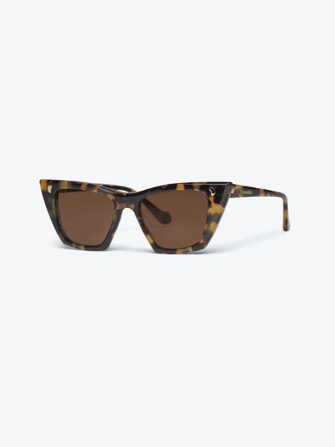 BRUNA - Bio-plastic sunglasses - Dark amber