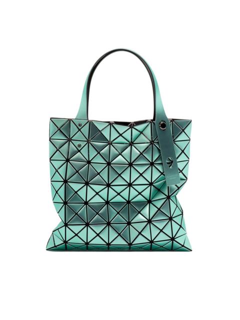 Platinum geometric-pattern tote bag