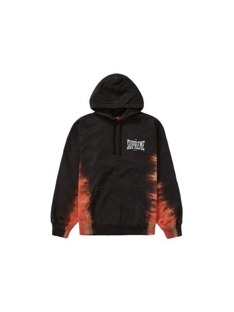 Supreme Bleached Hooded Sweatshirt Black