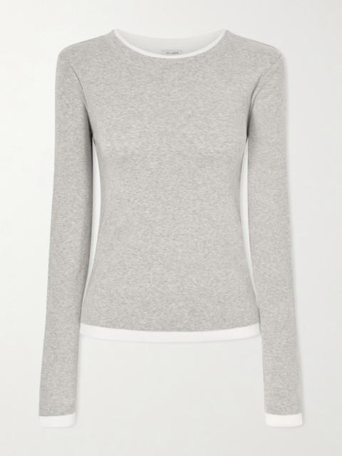 Layered Organic Cotton-jersey T-shirt