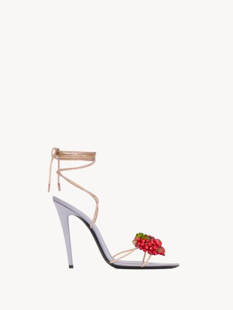 MON CHÉRI SANDALS IN SUEDE AND RHINESTONES