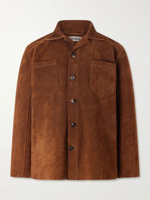 Suede Overshirt Brown