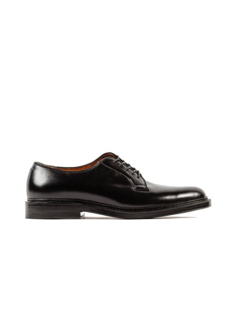 Plain Toe Blucher Black Shell Cordovan 9901